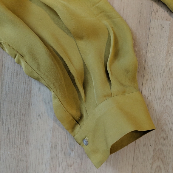 Blouse in mustard color by A. L. C. - Picture 7 of 12